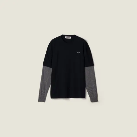 Wool and cashmere sweater