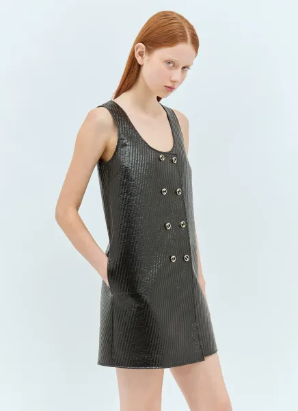High-Shine Interlocking G Mini Dress