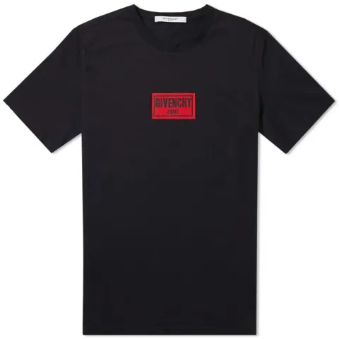 Cuban Distressed Box Logo Tee