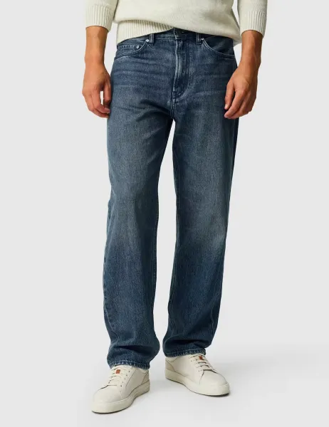 Rodd & Gunn Loose Fit Jeans With Vintage Wash