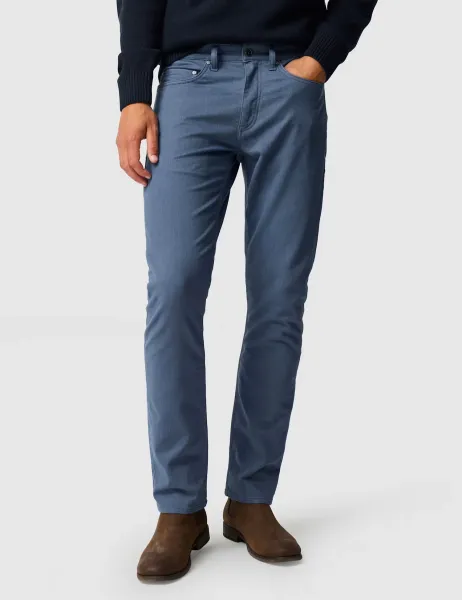 Motion Melange Straight Fit 5 Pocket Jeans Denim