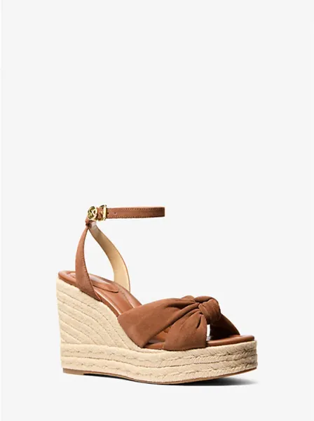 Elena Suede Wedge Sandal