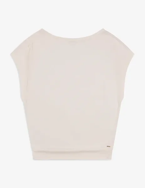 Boss Short Pyjama Top White