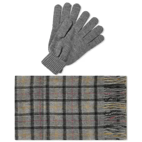 Tartan Scarf and Glove Gift Set