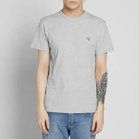 Maison Kitsuné Fox Head Patch Tee