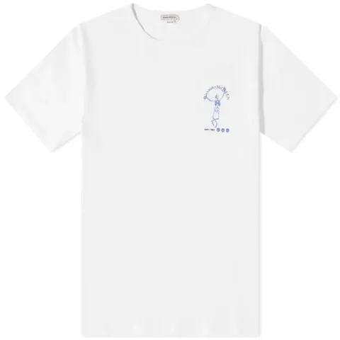 Dancing Skeleton Back Print T-Shirt