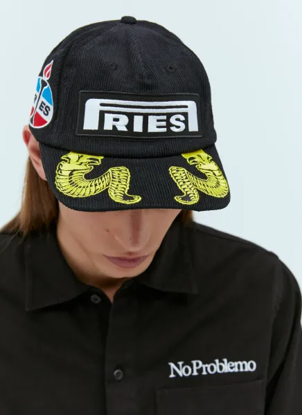 Moto Corduroy Baseball Cap