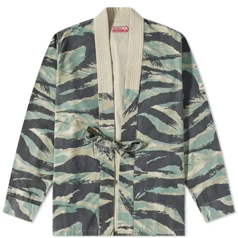 Camo Hanten Tigerstripe Kimono