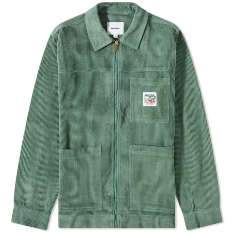 High Wale Cord Zip Overshirt