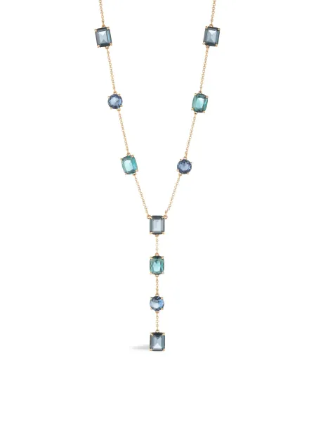 Lauren Ralph Lauren Multi-Stone Y-Necklace 16 Inch