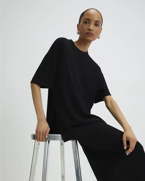 River Island Premium Short Sleeve Oversized T-Shirt