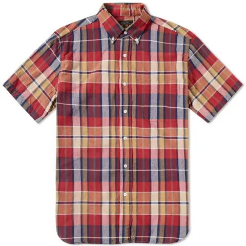 Short Sleeve Madras Check Shirt