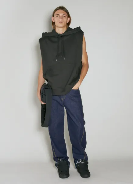 Twisted Raw Denim Baggy Jeans