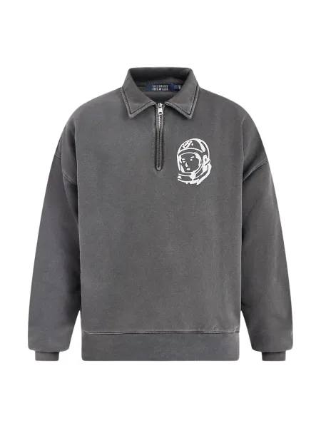 Billionaire Boys Club Arch Logo Washed Quarter Zip Sweatshirt
