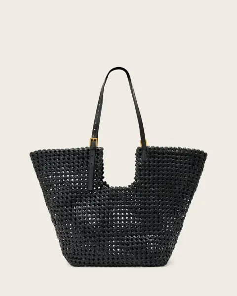 Ara Leather Knotted Tote Bag