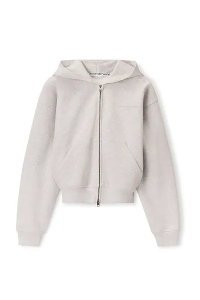 CRYSTAL ZIP UP HOODIE