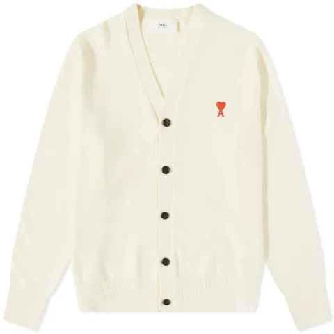 AMI Tonal Small A Heart Cardigan