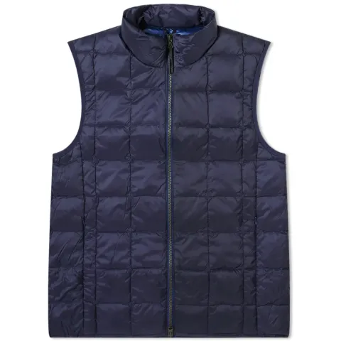 High Neck Zip Down Vest