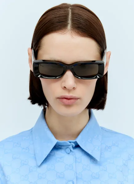 Rectangular Frame Sunglasses