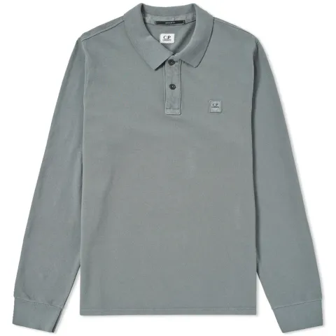Long Sleeve Patch Logo Polo