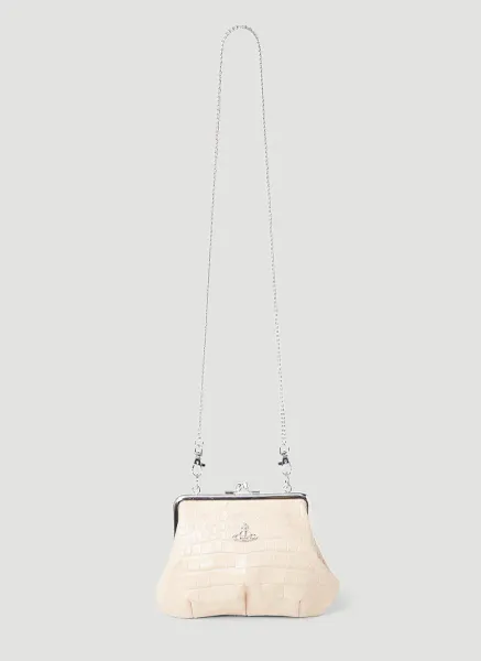Granny Frame Leather Handbag