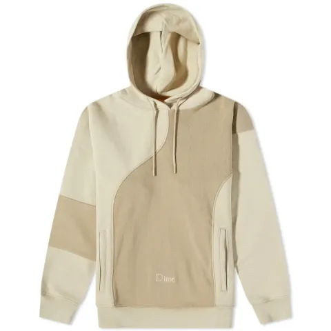 Ribbed Panel Hoodie