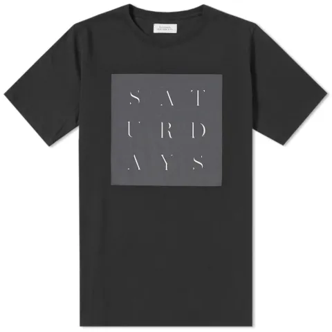 Stencil Grid Logo Tee