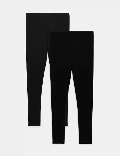 Marks & Spencer 2 Pack Heatgen Thermal Leggings Black