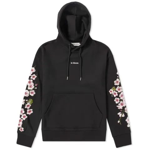 Black By Vanquish Sakura Embroidery Sleeve Hoody