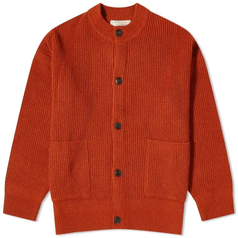 Heavy Wool Round Cardigan
