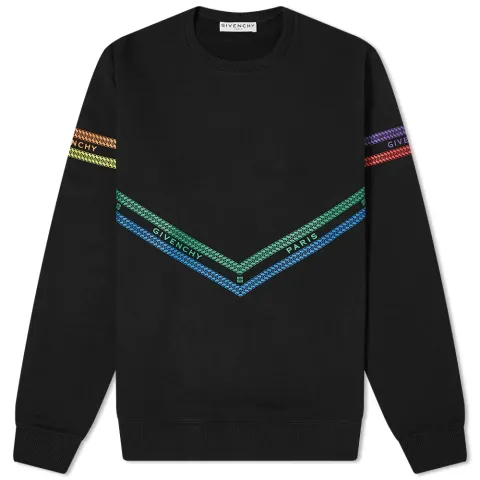 Chain Rainbow Crew Sweat