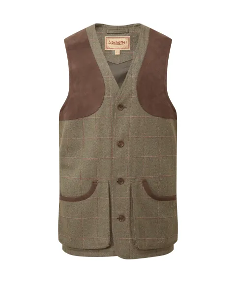 Schöffel Country Ptarmigan Tweed Waistcoat II - Lochlane Tweed