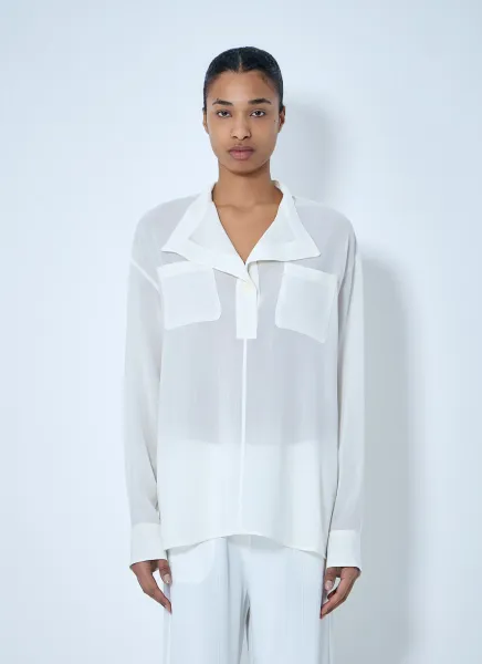 Sheer Silk Blouse