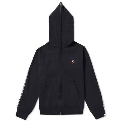 Tape Zip Hoodie