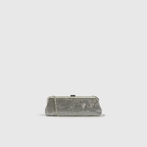 River Island Diamante Slim Clutch Bag