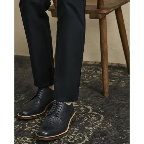 River Island Mixed Texture Brogue Shoes