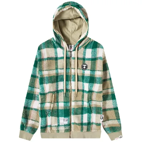 AAPE Fancy Check Zip Hoodie