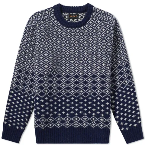 Jacquard Crew Knit