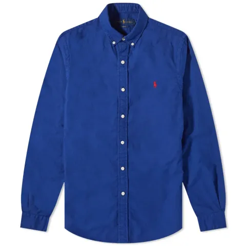 Button Down Garment Dyed Oxford Shirt