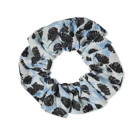 Hair Scrunchie In Crispy Jacquard