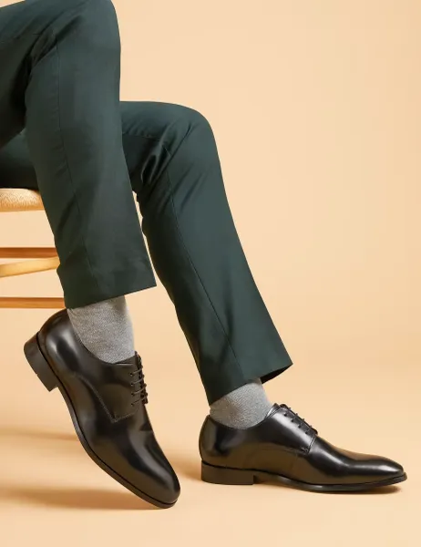 Jones Bootmaker Leather Oxford Shoes Black