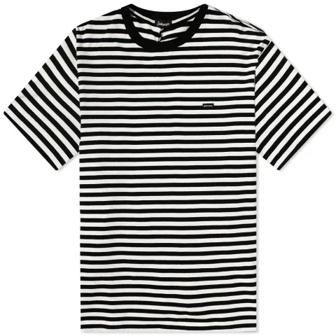 Back Detail Striped Oversized T-Shirt