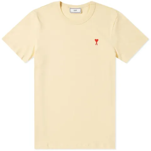 AMI Embroidered Heart Logo Tee