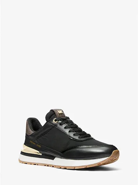 Nova Leather and Nylon Trainer