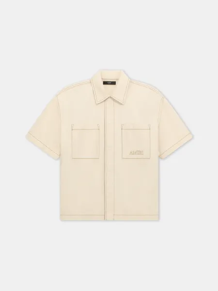 DENIM SHIRT - Ecru