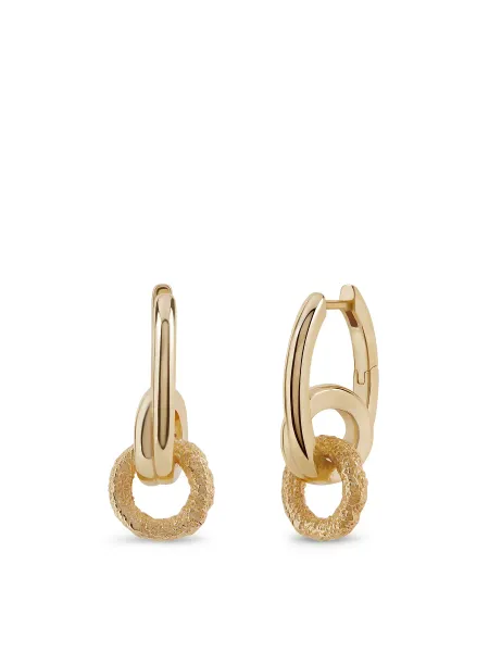 TUTTI Connection Gold Plated Drop Earrings
