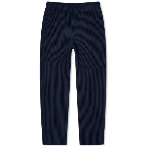 Pleated Straight Leg Trousers
