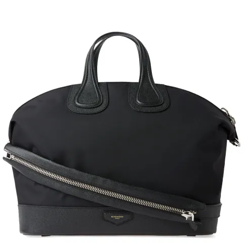 Leather Patch Weekend Bag