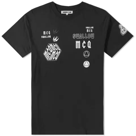 McQ by Alexander McQueen Swallow Sponsorship Tee