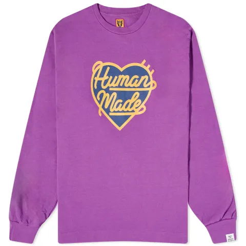 Long Sleeve Large Heart T-Shirt